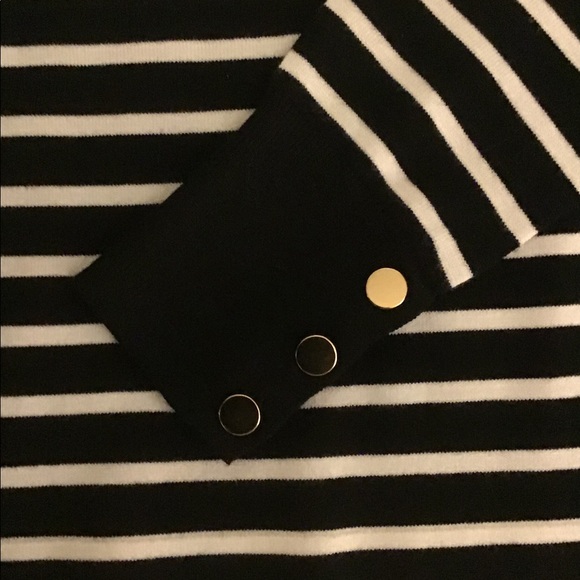 Loft Women’s Black and White Striped Dress (NWT) - Picture 8 of 10